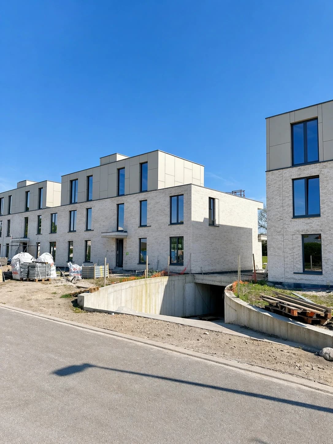 Binnenpleisterwerken Residentie Vennenpark Lommel — foto 1